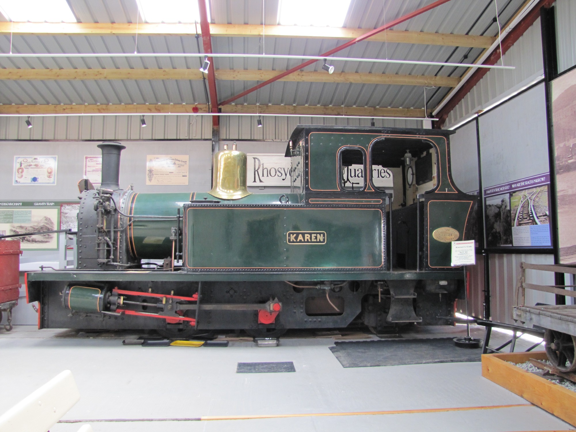 Karen in Porthmadog Museum