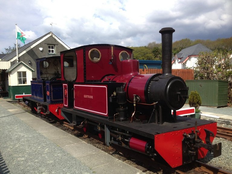 Two steam locomotives