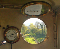 Footplate view Footplate view