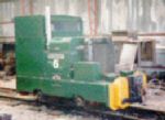 small green diesel locomotive