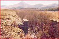 boggy trackbed at summit