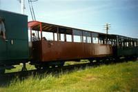 deep red sem-glazed bogie carriage