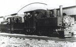 two locomotives; drivers posing