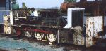 the engine, frame, radiator and wheelsets are seen rusty and without any bodywork