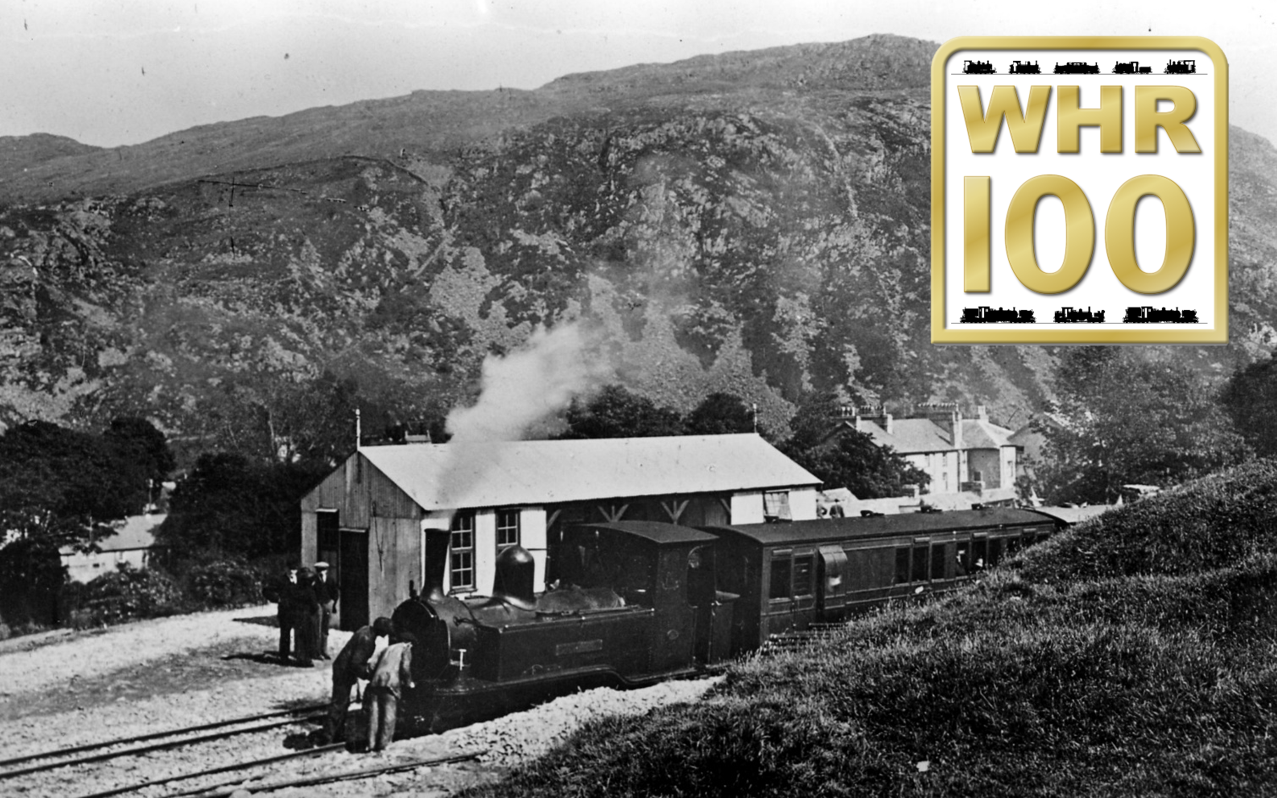 Beddgelert station in the 1920s