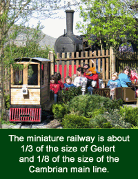 Miniature Railwat & Gelert Miniature Railway & Gelert